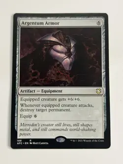 Argentum Armor - MTG - Commander: Adventures in the Forgotten Realms - Image 1