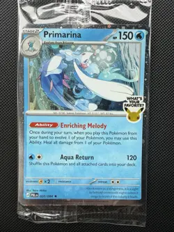 Pokemon Primarina 020 Pitch Black Boxlunch Cosmos Promo Barnes & Noble Hot Topic - Image 1