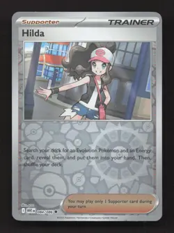 Hilda 084/086 Uncommon White Flare Pokemon Reverse Holo Near Mint - Image 1