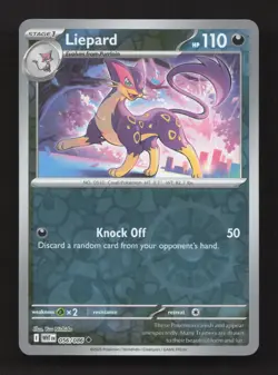Liepard 056/086 Uncommon White Flare Pokemon Reverse Holo Near Mint - Image 1