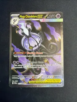Pokemon Mega Chandelure EX SIR 115/084 Pitch Black English - Image 1
