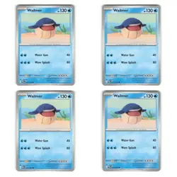 4 Card Wailmer Pitch Black -Pokemon TCG Collection - Asako Ito - Image 1