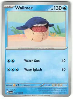 4 Card Wailmer Pitch Black -Pokemon TCG Collection - Asako Ito - Image 5