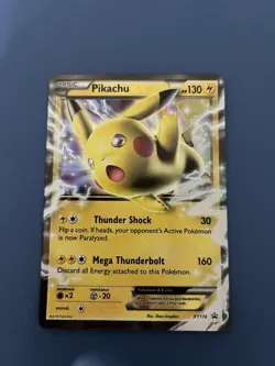 Pokemon Pikachu EX XY174 XY Holo - Near Mint - Image 1