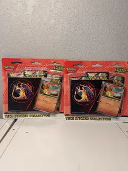 (LOT OF 2) Pokemon TCG: Ascended Heroes Tech Sticker Collection - Charmander - Image 1
