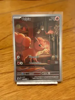 Vulpix 138/132 Pokemon TCG Mega Evolutions Illustration Rare Pack Fresh NM - Image 2