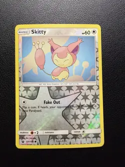 Skitty 120/168 Sm-Celestial Storm Reverse Holo Pokemon NM English - Image 3