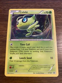 Pokemon - Black Star Promo - Celebi - XY187 - LP - Image 1