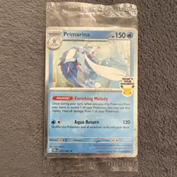 2026 Pokemon Sealed Promo 30th Anniversary Barnes Cosmic Holo PRIMARINA 020/084 - Image 1