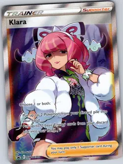 Klara (Full Art) SWSH302 Holo Ultra Rare Sword & Shield Promo Pokemon Near Mint - Image 1