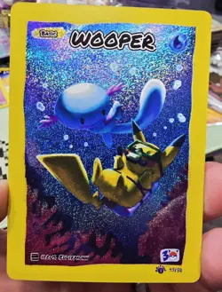 Wooper And Pikachu Piratemon 30th Anniversary 45/80 (Pokemon Fan Art) - Image 1