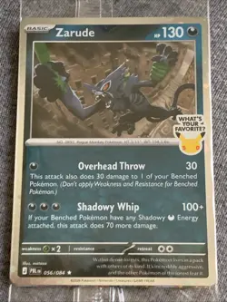 Pokemon Zarude 056/084 Sealed GameStop Promo Pitch Black Sealed FreeShipping🇨🇦 - Image 2