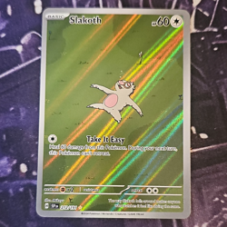 Slakoth Illustration Rare Holo 212/191 Sv08 Surging Sparks 60 HP English 2024 - Image 1