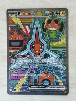 Pokemon TCG Rotom Ex 126/094 Phantasmal Flames Special Illustration Rare NM - Image 1
