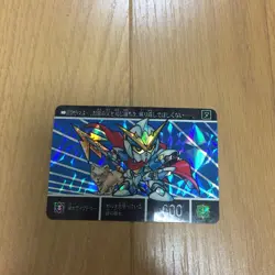 Gundam Carddass DoubleSided Holo Trading Card - Image 1