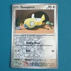 Dunsparce 120/159 C Pokemon Journey Together Reverse Holo #1 NM/M - Image 1