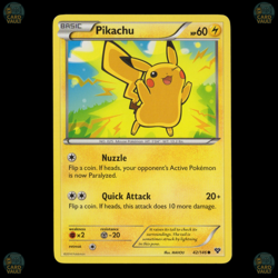 Pikachu 42/146 Pokemon TCG XY Base Set Common LP - Image 1