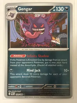 Gengar 050/088 Pokemon TCG ME: Perfect Order Reverse Holo NM - Image 1
