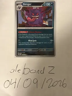Gengar 050/088 Pokemon TCG ME: Perfect Order Reverse Holo NM - Image 3