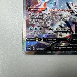 Pokemon TCG Lumineon V (Alternate Full Art) 156/172 Swsh09: Brilliant Stars Holo - Image 5