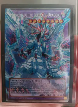 Yugioh | RA05-EN148 | Mirrorjade the Iceblade Dragon Extended Art Starlight Rare - Image 2