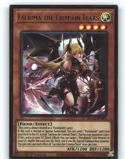 Lacrima the Crimson Tears BLGG-EN081 Yu-Gi-Oh 1st Edition NM - Image 1