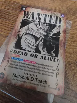 Bandai One Piece Card Game Marshall.D.Teach Wanted OP09-093 12000 Cost 10 EN - Image 2