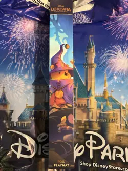 Lorcana Disney Parks Exclusive Winnie The Pooh Foil Playmat Hunny IN HAND! - Image 1