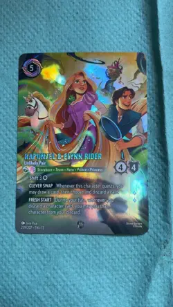 Disney Lorcana Attack of the Vine Rapunzel & Flynn Rider Enchanted 239/207 - Image 1