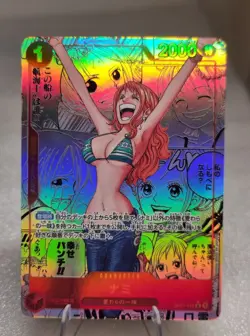 NAMI MANGA ALT ART OP01-016 R ONE PIECE CARD THE BEST PRB-01 PARALLEL 2024 - Image 1