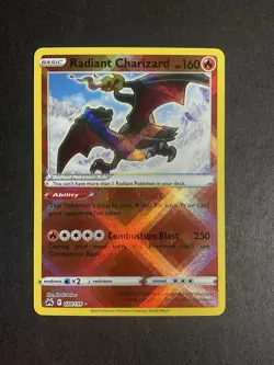 Radiant Charizard Crown Zenith Holo Card 020/159 NM Condition - Image 1