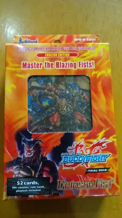 Future Card BuddyFight BFE-HSD01 Crimson Fist Sealed Trial Deck - Image 1
