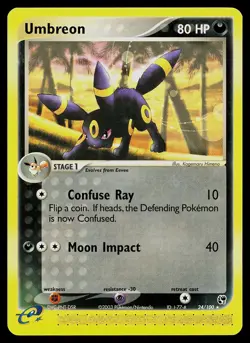 Pokemon Card - Umbreon Sandstorm 24/100 Rare - Image 1