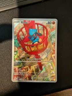 Riolu 010 MEP Mega Evolution Black Star Promo Holo Pokemon Card TCG - Image 1