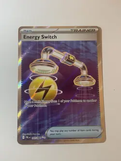 Energy Switch Trainer 107/084 Pitch Black English Pokemon Card NM/M - Image 1
