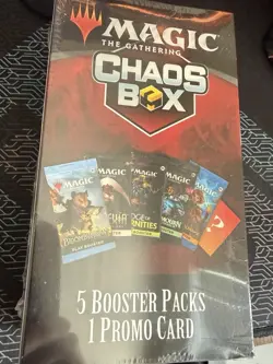 Magic: The Gathering Chaos Box : 5 Booster Packs & Promo Card SEALED - Image 1
