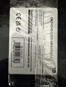 Armarouge Pokemon Best Buy Promo Card 2026 Pitch Black SEALED NM - Image 2