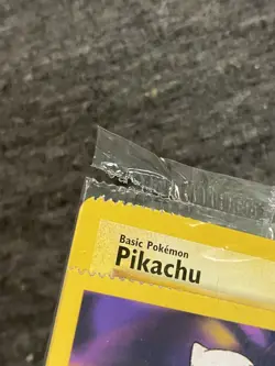 Pikachu WOTC Black Star Promo WB Movie Crimp Error Rare Pokemon Card Sealed - Image 4