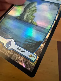 FOIL Island Full Art MTG Judge Promos Terese Nielsen NM - Image 3