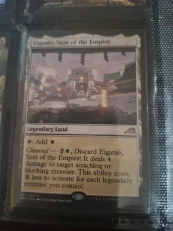 Eiganjo, Seat of the Empire - Kamigawa: Neon Dynasty #268 - NM- Magic Card - Image 1