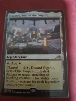 Eiganjo, Seat of the Empire - Kamigawa: Neon Dynasty #268 - NM- Magic Card - Image 2