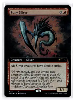 Fury Sliver (Extended Art) 638 Holo Secret Lair Drop Series MTG Foil NM - Image 1