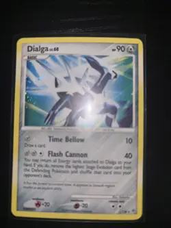 Pokemon TCG Dialga Diamond & Pearl Reverse Holo Rare Card 1/130 - Image 1