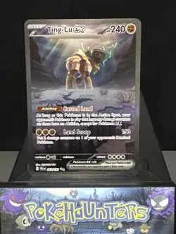 Pokemon Card Ting-Lu ex 263/193 Paldea Evolved Illustration Rare Full Art LP - Image 1