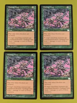 Choking Vines x4 Weatherlight 4x Playset Magic the Gathering MTG - Image 1
