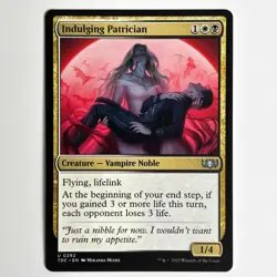 INDULGING PATRICIAN MTG TDC - CARTE MAGIC THE GATHERING EN NEUF - Image 1