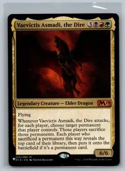 Magic MTG The List Reprints Vaevictis Asmadi, the Dire #225/280 TCG CCG - Image 1