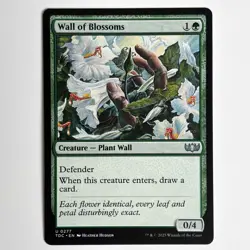 WALL OF BLOSSOMS MTG TDC - CARTE MAGIC THE GATHERING EN NEUF - Image 1
