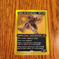 MTG Samut, the Driving Force (First-Place) (492) | NM Foil | Aetherdrift (DFT) - Image 1