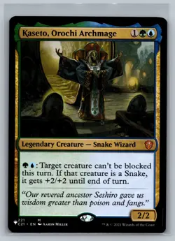 Magic MTG The List Reprints Kaseto, Orochi Archmage #221 TCG CCG - Image 1